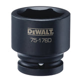 DeWALT DWMT75176OSP Impact Socket, 38 mm Socket, 3/4 in Drive, 6-Point, CR-440 Steel, Black Oxide